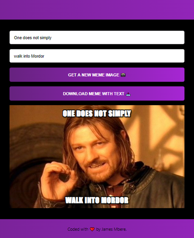 Meme-generator App